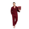 thumbnail image 5 of ANLIQI Matching Christmas Pajamas for Couples Plaid Flannel Loungewear, Super Soft & Warm with Pockets(DR_2XL), 5 of 6