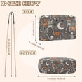 thumbnail image 4 of FORMRS Women Crossbody Purse with Chain Strap Vegan Leather Shoulder Handbag, Gray Halloween Skeleton, 4 of 7