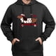 thumbnail image 3 of Sudadera con capucha de patineta de perro salchicha linda y divertida, algodón agradable para la piel, camiseta casual unisex., 3 of 5