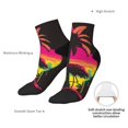 thumbnail image 6 of Naloa Flamingo And Palm Trees At Sunset Ankle Socks for Women Non Slip Socks No Show Socks Classic Low Cut Casual Socks Casual Socks, 6 of 7
