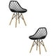 thumbnail image 1 of Set de 2 Sillas Eames Comedor Vento Plastico Negro Mundo In Hogar, 1 of 9