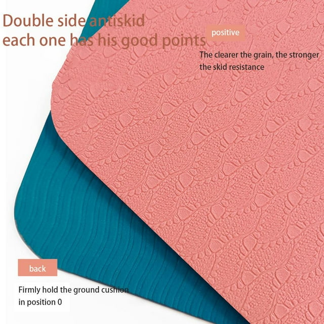 TPE Yoga Mat Non Slip Gymnastics Mat Training Mat Exercise Mat Lightweight Yoga Mat Sports Mat For Yoga Pilates Sports Workout