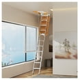 thumbnail image 5 of Aluminum Attic Ladder 350-pound Capacity 22 1/2" x 54" Opening 7-10ft Ceiling, 5 of 9