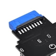 thumbnail image 2 of 19pin a Tipo C USB Adaptador para Win /Linux /(doble A-A la izquierda derecha), 2 of 8