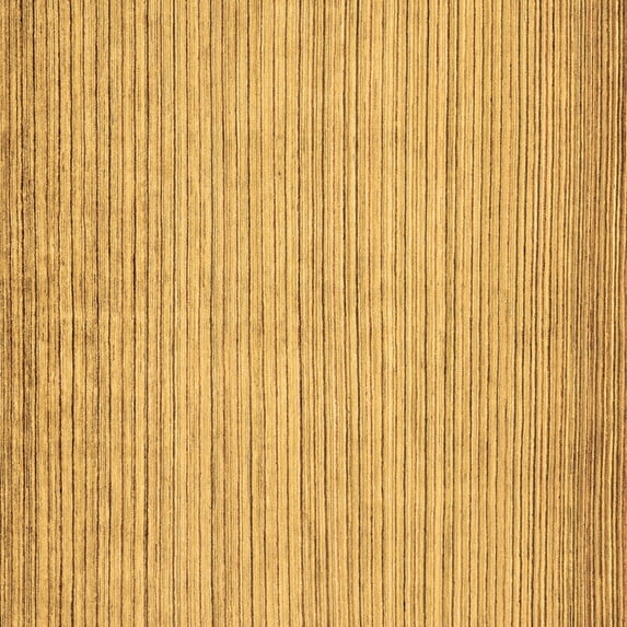 Ahgly Company Machine Washable Indoor Square Abstract Brown Modern Area Rugs, 8' Square