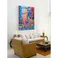 thumbnail image 4 of "A Salon of Many Colors" Painting Print on Canvas, 4 of 5