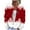 01Red, variant on Hueook Chunky Cardigan Sweaters for Women Women Fashion Printed Blouse Long Sleeve Sweatshirt Pockets Hoodied Khaki 3X