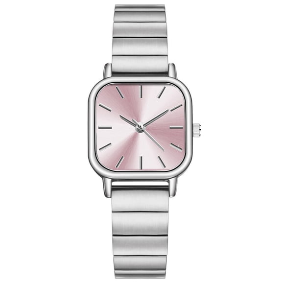 Resicozy Watches for Women Wrist Watches Strap Watch Casual Fashion Stainless Simple Square Quartz Wristwatch Rose Gold