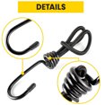 PRETEX Heavy Duty Bungee Cords with Hooks for Camping, Backpacking, and