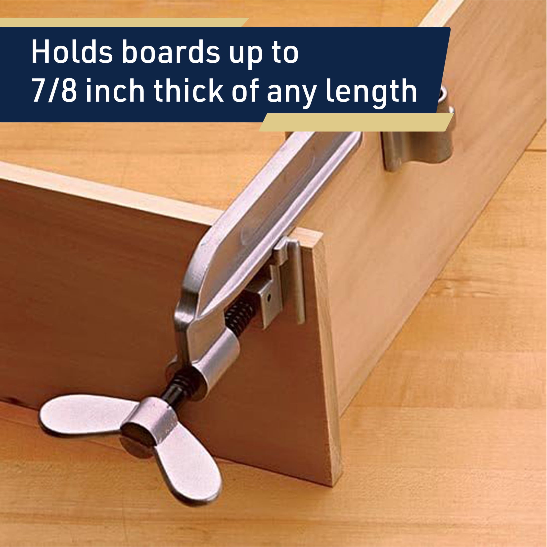 Kings County Tools Right Angle Clamp - 90 Degree Clamping Tool for Woodworking, Fits 7/8in Boards