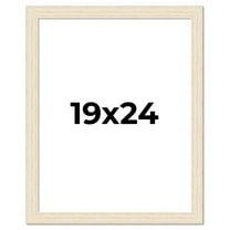 19x24 Frame White Real Wood Picture Frame Width 1.5 inches | Interior Frame Depth 0.5 inches | Barn