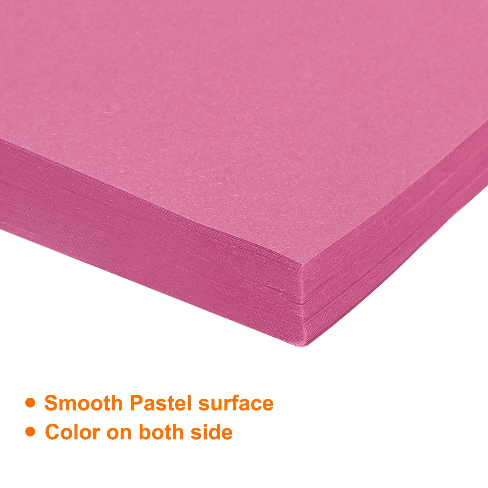 Uxcell 75 Sheets Origami Paper Double Sided 10x10 Inch(25x25cm) 70GSM Origami Paper Square Sheet Easy Fold for Beginners DIY Arts Crafts Projects, Rose Red