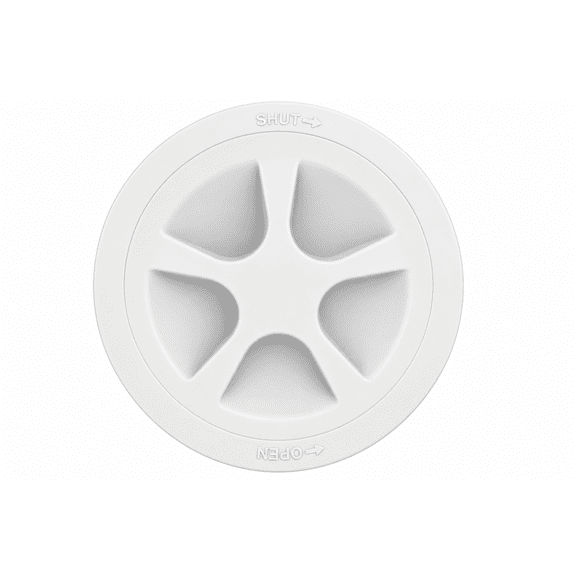 SEAFLO Deck Plate Hatch for Marine Boat Kayak Choose Size, Color and Storage Bag (4", White with No Storage Bag 1-Pack)