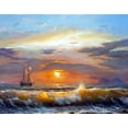 thumbnail image 1 of Peinture par Numéros de Voile sur Océan, 1 of 7
