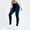Dark Blue, variant on Women's High Waisted Jean Elastic Waist Pull on Pants Trendy Baggy Loose Denim Pants