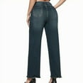 thumbnail image 5 of Sngxgn Denim Jeggings for Women with Pockets Comfortable Stretch Jeans(Blue,L), 5 of 6
