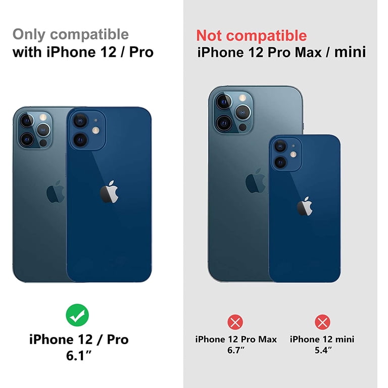 HONGGE for Apple iPhone 12 / iPhone 12 Pro (6.1 Inch) Tempered 