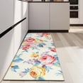 thumbnail image 4 of Pioneer Flower Floral Print Pattern Kitchen Rug Mat,Kitchen Runner Rugs Non Skid Washable,Decorative Kitchen Floor Mats for Kitchen,Sink,Laundry,17"X47", 4 of 5