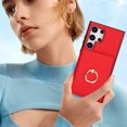 thumbnail image 7 of Allytechgroup Wallet Case Cover for Samsung Galaxy S25 Ultra, with Ring Holder Cards Slots Premium PU Leather TPU Back Cover Shockproof RFID Blocking Phone Case for Samsung Galaxy S25 Ultra, Red, 7 of 7