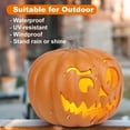 thumbnail image 6 of DUNCHATY 11" Halloween Glowing Jack O'Lantern, Indoor/Outdoor Halloween Decor for Garden, Party, Windows, Doorstep, 6 of 8