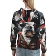 thumbnail image 7 of Haiem Pirate Bulldog On Deck for Women's Fashion Hoodies & Sweatshirts with Kangaroo Pocket,Hooded Sweatshirt with Eye-catching Drawstrings-XX-Large, 7 of 7