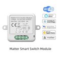 thumbnail image 3 of Matter WiFi Smart Switch 10A Smart Domotique Relais Module Tuya Smart Life Fonctionne avec pour la Maison Alexa, 3 of 5