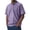 Purple, variant on COSFO Solid Big and Tall Polo Shirts for Men Casual Short Sleeve Vintage Classic T-Shirt Relaxed Fit Pullover Summer Collared Tops