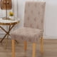 thumbnail image 5 of Funda de Silla de Comedor de Jacquard Grueso | Funda Elástica de Poliéster de Alta Elasticidad | Resistente a La Suciedad y a Las Arrugas | Protección para Todo Tipo de Climas: Ideal para El Hogar, L, 5 of 6