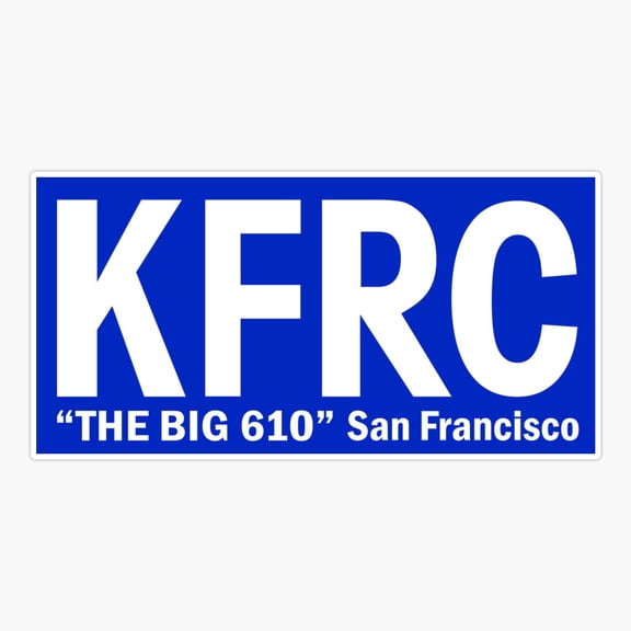 San Francisco Radio Style Design Sticker