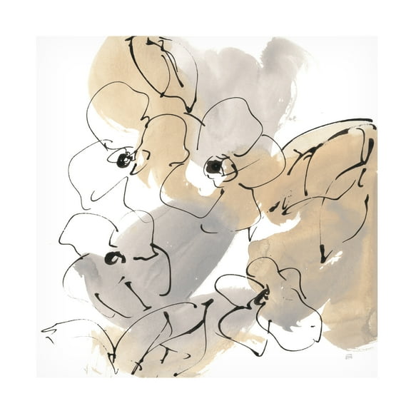 Chris Paschke 'Original Neutrals I' Canvas Art