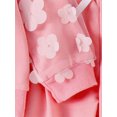 thumbnail image 4 of Binshrliy Baby Girl Fall Tracksuit Outfits Set Clothes 6M 12M 18M 24M 3T 4T Kids Girl Long Sleeve Flower Embroidery Sweatshirt Tops Sweatpants 2Pcs Casual Autumn Clothing for Toddler Girls, 4 of 6