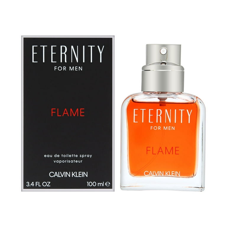 Toilette Calvin de 3.4 by Eau Spray Eternity Flame oz for Klein Men