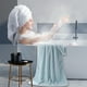 thumbnail image 4 of Toalla de baño de terciopelo de doble cara | Microfibra coral suave, absorbente y ligera | Toalla de playa deportiva de secado rápido | Toalla multiusos para baño y ducha, 4 of 5