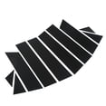 thumbnail image 1 of Side Window Pillar Post Trim, Durable PC 10pcs 4D Style Pillar Post Decal  For Car, 1 of 8