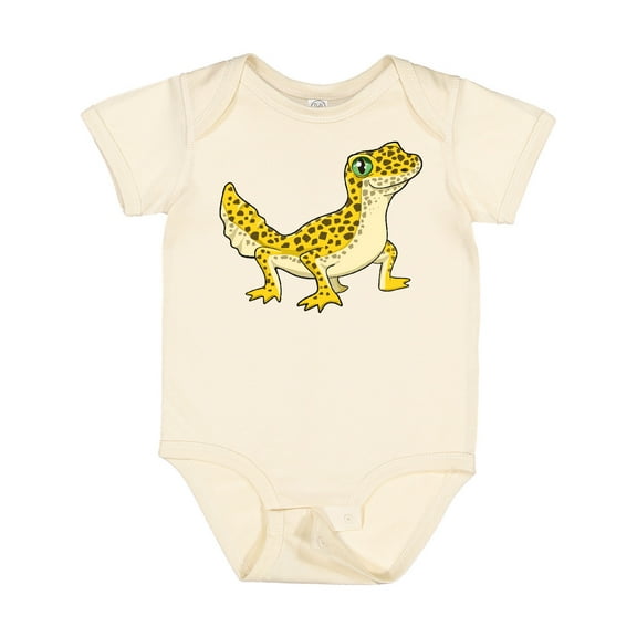 Inktastic Cute Leopard Gecko Boys or Girls Baby Bodysuit