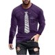 thumbnail image 2 of Blusas y camisas de manga larga y cuello redondo, camisetas casuales de moda para hombre, camisetas deportivas con estampado navideño, camisetas de manga larga, blusas de manga larga y cuello redondo,, 2 of 4