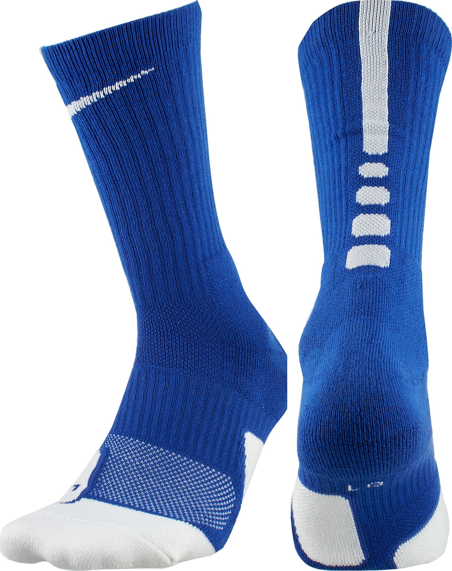 tab midnat medier Nike Dry Elite 1.5 Crew Basketball Socks - Game Royal/White - S -  Walmart.com