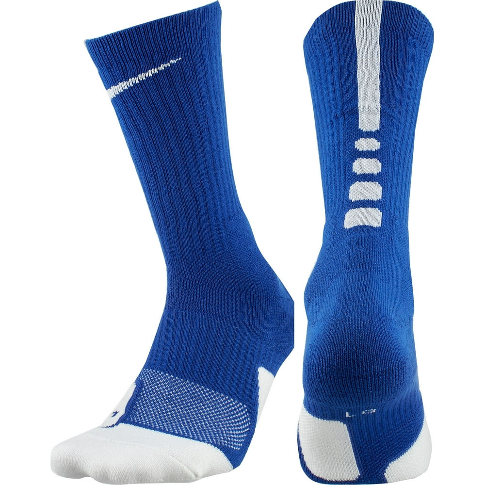 Nike Dry Elite 1.5 Crew Basketball Socks - Game Royal/White - S ...