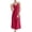 Burgundy, variant on ZQUUVOU Sleeveless Nightgown for Women Casual Camisole V-neck Long Nightshirts Comfortable Sleep Dress Satin Slip Sleepwear Green