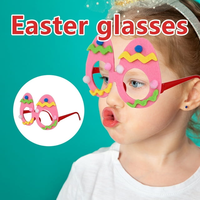 Agiferg Easter Animal Glasses Easter Party Decorative Funny Glasses