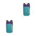 thumbnail image 3 of Guardurnaity al aire libre para hombres y mujeres, bolsa deportiva Oxford plegable, cinturón con cremallera de gran capacidad, para acampar, playa, Verde Púrpura 2Conjunto, 3 of 6