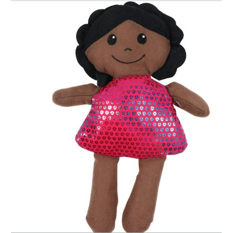 Set of 1 2 piece Soft Cuddly Rag Dolls 12 in. Plush Doll for Kids Stuffed Dolls Gift Holiday Just Because Stocking Stuffer Nursery Bulk