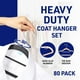 thumbnail image 2 of Set de colgador de ropa Lifemaster Versatile, 80 piezas, color negro, 2 of 5