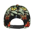 thumbnail image 6 of Fotbe Multicolored Butterflies Classic Baseball Cap, Adjustable Snapback Hats, Outdoor Baseball Hat for Men and Women Cotton Soft, 6 of 9