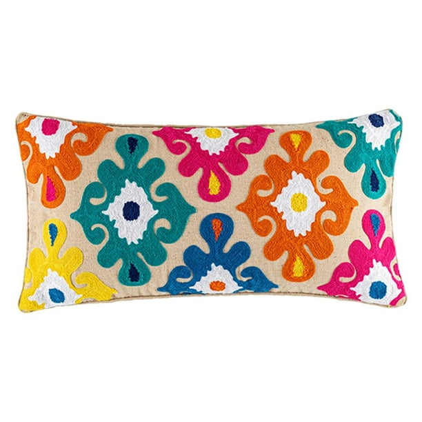 Elegante funda de almohada rectangular decorativa cuadrada funda de cojín oblonga Los 30x60cm