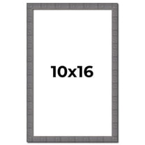 10x16 Frame Blue Kingsley Pewter Solid Wood Picture Frame Width 0.75 Inches |Interior Depth 0.5