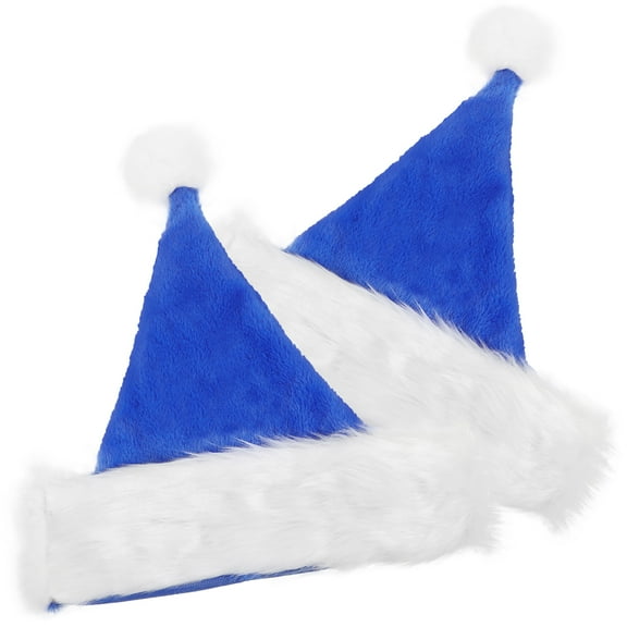 PTOOTP 2Pcs Santa Hats for Adults Christmas Holiday Party Decorations Festive Winter Accessories