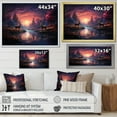 thumbnail image 4 of Designart "Deer captivate Twilight I" Animals Floater Framed Canvas Art Print, 4 of 7