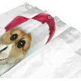 thumbnail image 3 of Coolnut Corgi Christmas Watercolor Painting Bath Shower Curtain Liners 66x72in 100% Polyester Waterproof with Curtain Hook, 3 of 5