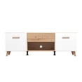 thumbnail image 1 of Mueble Mesa TV Murcia Blanca Roble, 1 of 5